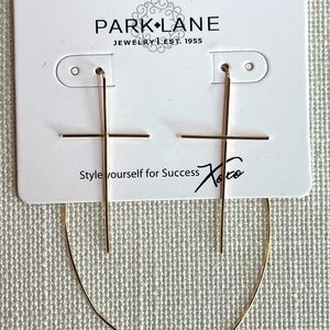 Park Lane Preach Dainty Gold Cross Earrings